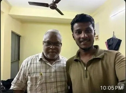 D Balaji with Jothi Swaroop