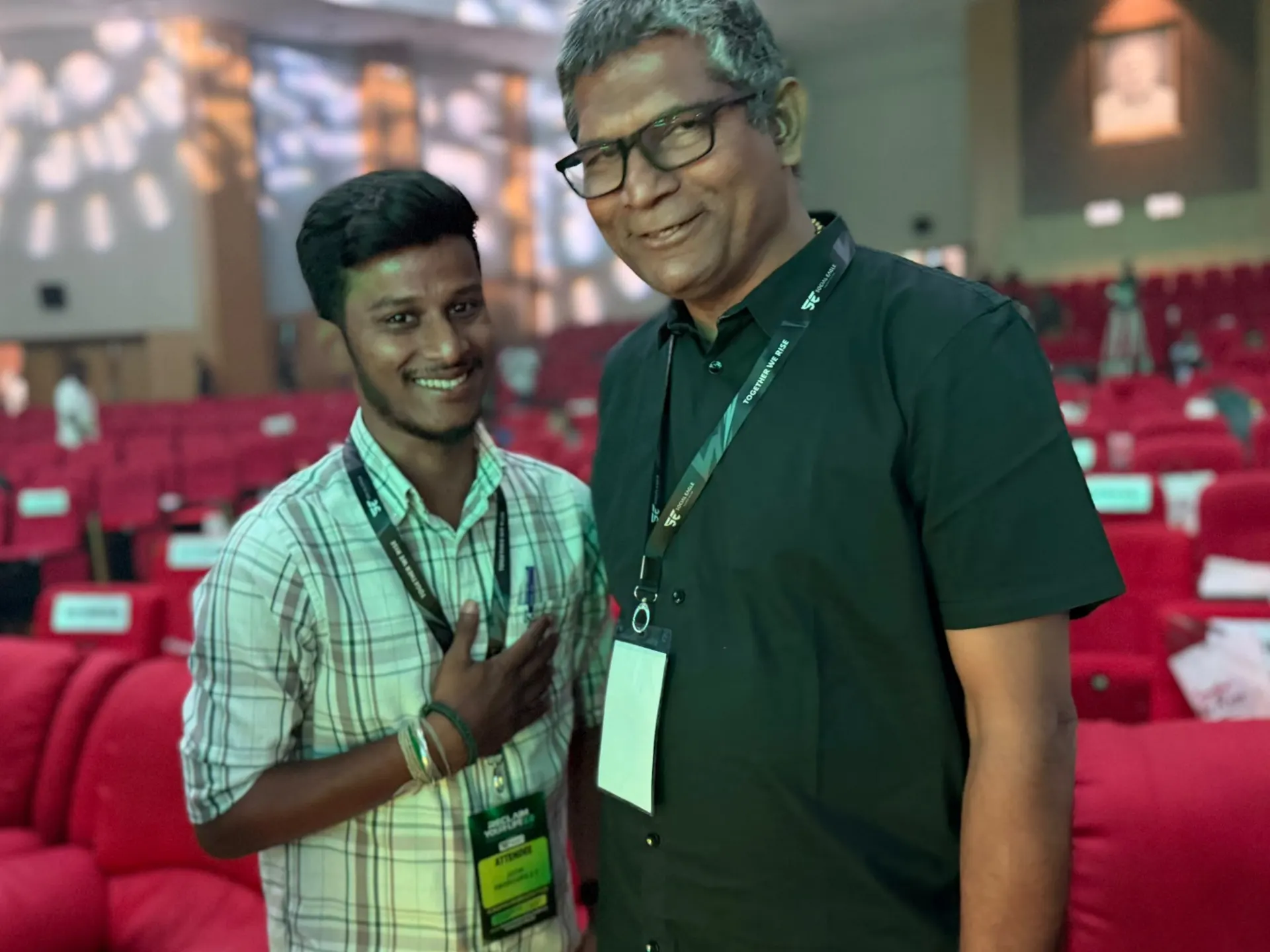 Jothi Swaroop with Kumar Vembu